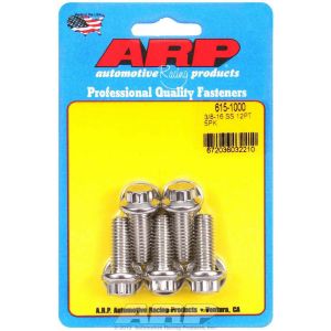 ARP #615-1000 S/S Bolt Kit - 12pt. (5) 3/8-16 x 1.000