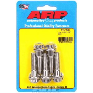 ARP #615-1500 S/S Bolt Kit - 12pt. (5) 3/8-16 x 1.500