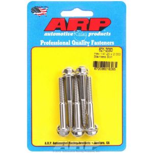ARP #621-2000 S/S Bolt Kit - 6pt. (5) 1/4-20 x 2.000