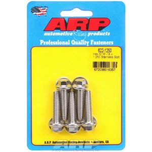 ARP #622-1250 S/S Bolt Kit - 6pt. (5) 5/16-18 x 1.250