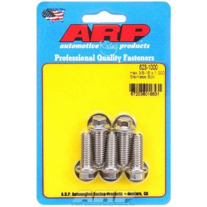 ARP #623-1000 S/S Bolt Kit - 6pt. (5) 3/8-16 x 1.000