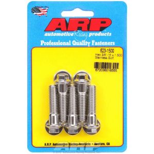 ARP #623-1500 S/S Bolt Kit - 6pt. (5) 3/8-16 x 1.500