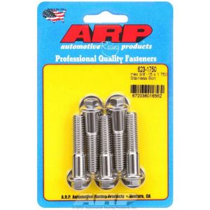 ARP #623-1750 S/S Bolt Kit - 6pt. (5) 3/8-16 x 1.750