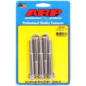 ARP #623-3000 S/S Bolt Kit - 6pt. (5) 3/8-16 x 3.000