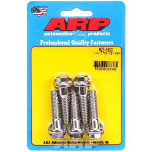 ARP #625-1500 S/S Bolt Kit - 6pt. (5) 3/8-16 x 1.500