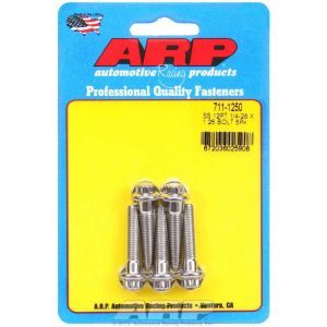 ARP #711-1250 S/S Bolt Kit - 12pt. (5) 1/4-28 x 1.250
