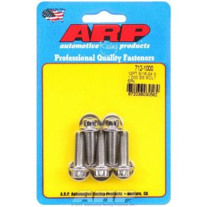 ARP #712-1000 S/S Bolt Kit - 12pt. (5) 5/16-24 x 1.000