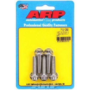 ARP #712-1250 S/S Bolt Kit - 12pt. (5) 5/16-24 x 1.250