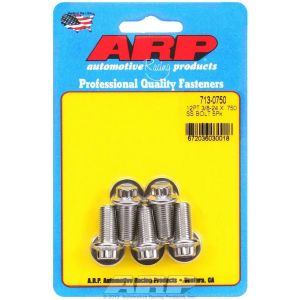 ARP #713-0750 S/S Bolt Kit - 12pt. (5) 3/8-24 x .750
