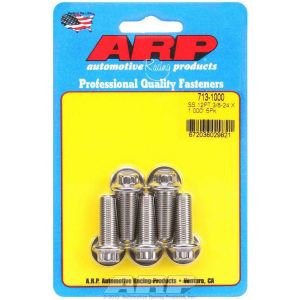 ARP #713-1000 S/S Bolt Kit - 12pt. (5) 3/8-24 x 1.000