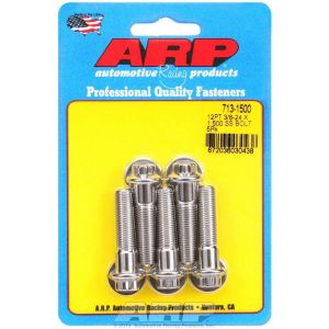 ARP #713-1500 S/S Bolt Kit - 12pt. (5) 3/8-24 x 1.500