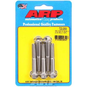 ARP #722-2000 Bolt Kit - SS 6pt 5pk 5/16-24 x 2.000