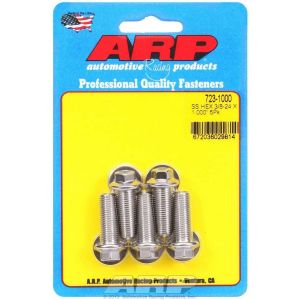 ARP #723-1000 S/S Bolt Kit - 6pt. (5) 3/8-24 x 1.000