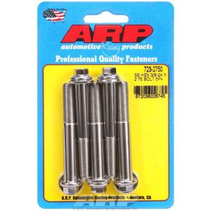ARP #723-2750 S/S Bolt Kit - 6pt. (5) 3/8-24 x 2.750