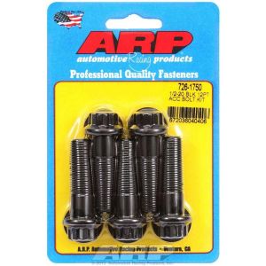 ARP #726-1750 1/2-20 x 1.750 12pt Bolt Kit (5) Black Oxide