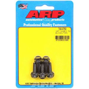 ARP #740-0750 Bolt Kit - 12pt. (5) 1/4-28 x .750
