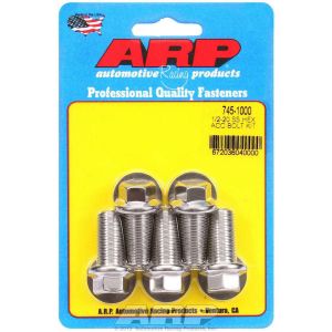 ARP #745-1000 S/S Bolt Kit - 6pt. (5) 1/2-20 x 1.000