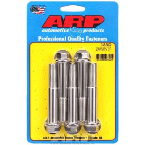 ARP #745-3000 S/S Bolt Kit - 6pt. (5) 1/2-20 x 3.000