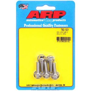 ARP #760-1001 S/S Bolt Kit - 6pt. (5) 6mm x 1.00 x 20mm