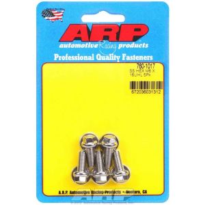 ARP #760-1017 S/S Bolt Kit - 6pt. (5) 6mm x 1.00 x 16mm
