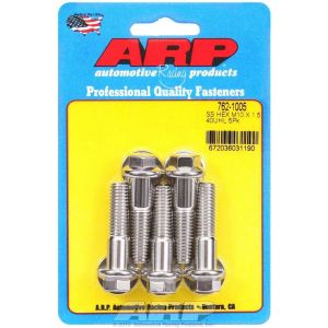 ARP #762-1005 10mm x1.50x40 SS Hex Bolt Kit 5pk