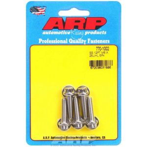 ARP #770-1002 S/S Bolt Kit - 12pt. (5) 6mm x 1.00 x 25