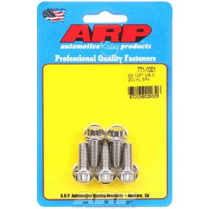 ARP #771-1001 S/S Bolt Kit - 12pt. (5) 8mm x 1.25 x 20