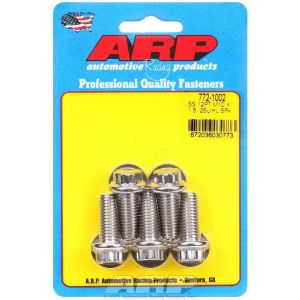 ARP #772-1002 S/S Bolt Kit - 12pt. (5) 10mm x 1.5 x 25mm