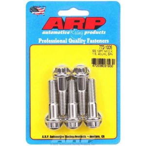 ARP #772-1005 S/S Bolt Kit - 12pt. (5) 10mm x 1.5 x 40mm