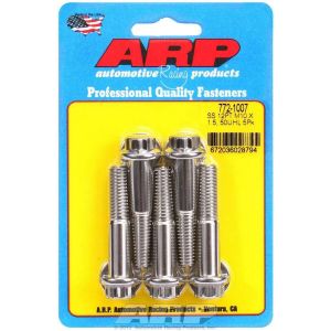 ARP #772-1007 S/S Bolt Kit - 12pt. (5) 10mm x 1.5 x 50mm