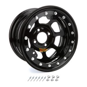 AERO RACE WHEELS #33-174230B 13x7 3in. 4.25 Black Beadlock