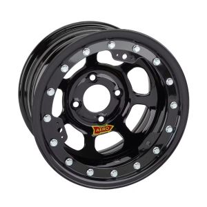 AERO RACE WHEELS #33-184520X Wheel 13x8 2in 4.50in BC Black Light Weight