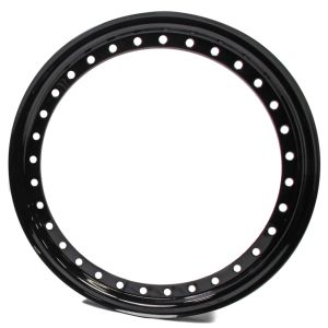 AERO RACE WHEELS #54-500023 15in Outer Bead Lock Ring Black