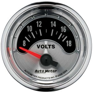 AUTOMETER #1294 2-1/16 A/M Voltmeter Gauge 8-18