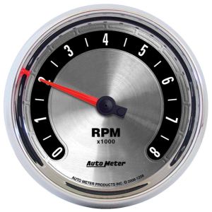 AUTOMETER #1298 3-3/8 A/M Tachometer 8000RPM