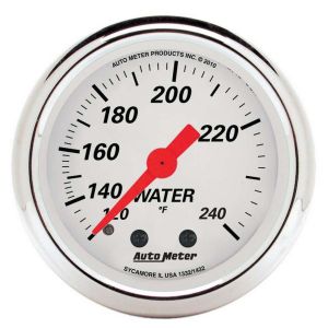 AUTOMETER #1332 2-1/16 A/W Water Temp Gauge 120-240 Degrees