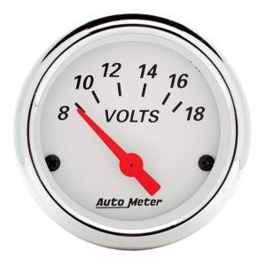 AUTOMETER #1391 Arctic White Voltmeter