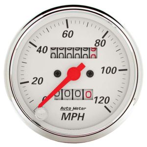 AUTOMETER #1396 3-1/8in A/W Speedometer 120MPH