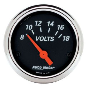 AUTOMETER #1483 2-1/16 D/B Voltmeter Gauge 8-18