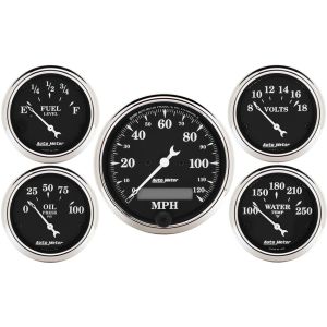 AUTOMETER #1709 O/T/B 5-Piece Gauge Kit