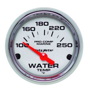 AUTOMETER #200762-35 2-1/16 Water Temp Gauge 100-250F P/C Marine