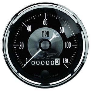AUTOMETER #2088 3-3/8 Speedometer Gauge 120mph Elec Programmable