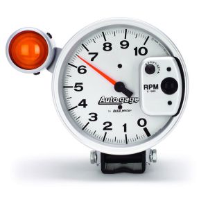 AUTOMETER #233911 5in Auto Gauge Tach -10K Silver Face