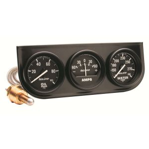 AUTOMETER #2393 2in Blk Mech Gauge Pnl