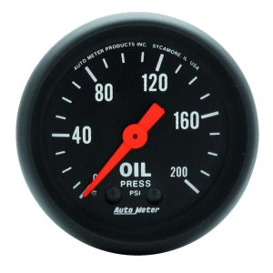 AUTOMETER #2605 2-1/16 in Oil Pressure Gauge