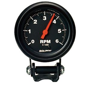 AUTOMETER #2891 6000 Rpm Black Tach