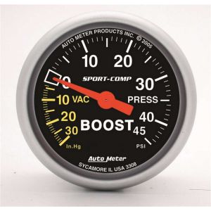 AUTOMETER #3308 2-1/16in S/C Boost/Vac Gauge