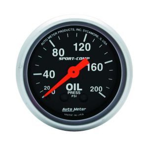 AUTOMETER #3322 2-1/16 Mini Sport Comp