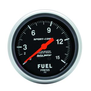 AUTOMETER #3411 0-15 Fuel Pressure Gauge