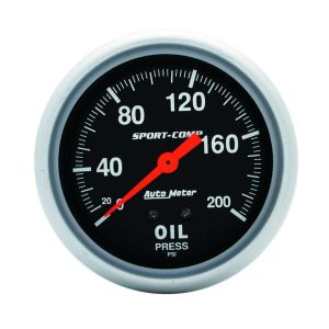 AUTOMETER #3422 0-200 Oil Pressure Gauge